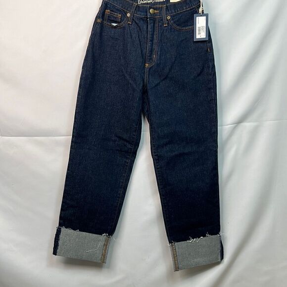 Universal Thread Vintage Straight stretch dark wash blue jeans size 2 NWT - Picture 1 of 12